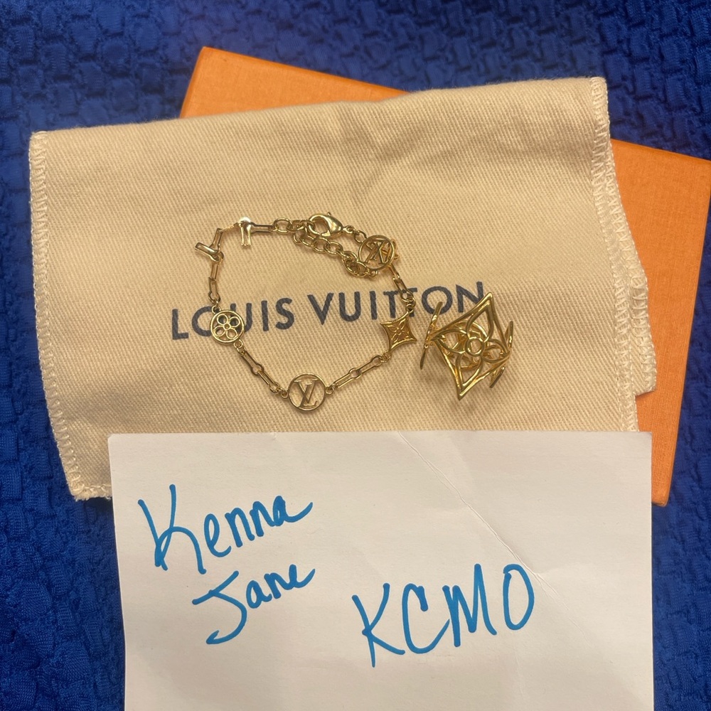 Louis Vuitton Bracelet and Ring